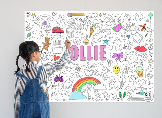 Funtastic - Personalized, Reusable Colouring Poster