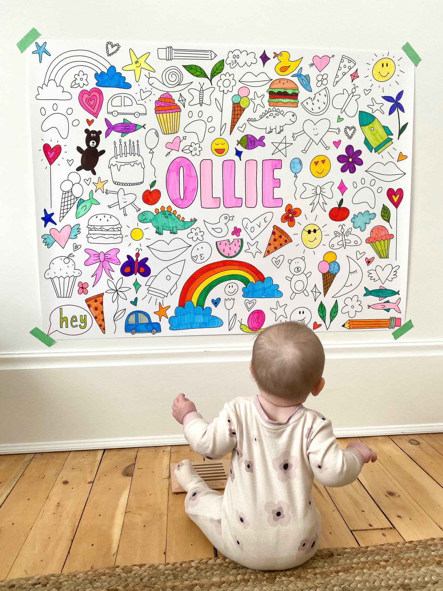 Funtastic - Personalized, Reusable Colouring Poster