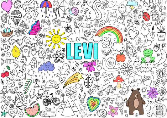 Nature - Personalized, Reusable Colouring Poster